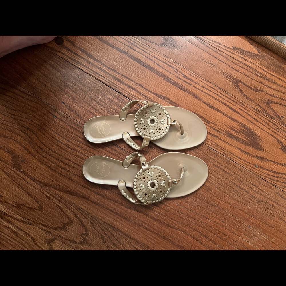 Jack Rogers Jelly comfy style sandals.